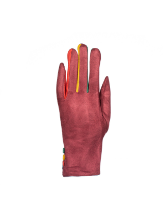 Дамски ръкавици, Дамски ръкавици Baneca цвят гренá - Kalapod.bg